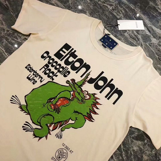 Gucci Elton John T Shirt White Cotton