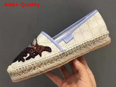 Gucci Embroidered Canvas Espadrille Beige Replica