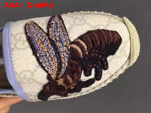 Gucci Embroidered Canvas Espadrille Beige Replica