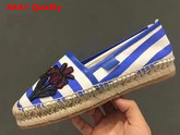 Gucci Embroidered Canvas Espadrille Blue Replica