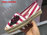 Gucci Embroidered Canvas Espadrille Red Replica