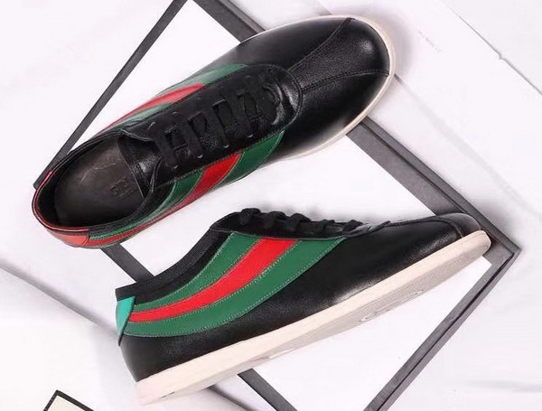 Gucci Falacer Sneaker with Web Black Leather