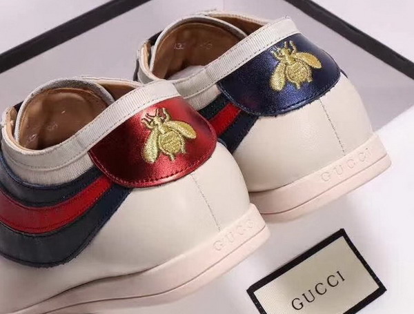 Gucci Falacer Sneaker with Web White Leather