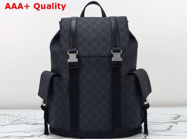 Gucci GG Backpack in Black GG Supreme Canvas 792080 Replica