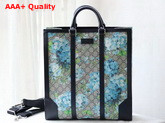 Gucci GG Blooms Tote Blue Blooms Print Replica