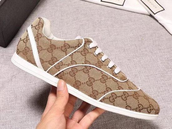 Gucci GG Canvas Sneaker in Brown