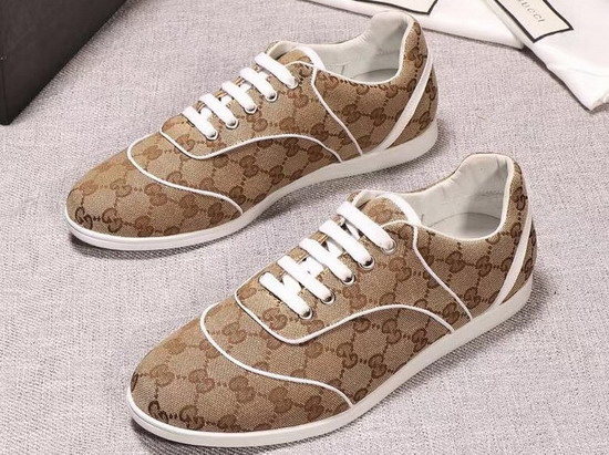 Gucci GG Canvas Sneaker in Brown