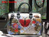 Gucci GG Floral Print Top Handle Bag Replica