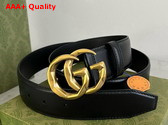 Gucci GG Marmont Belt in Black Leather 40mm Replica