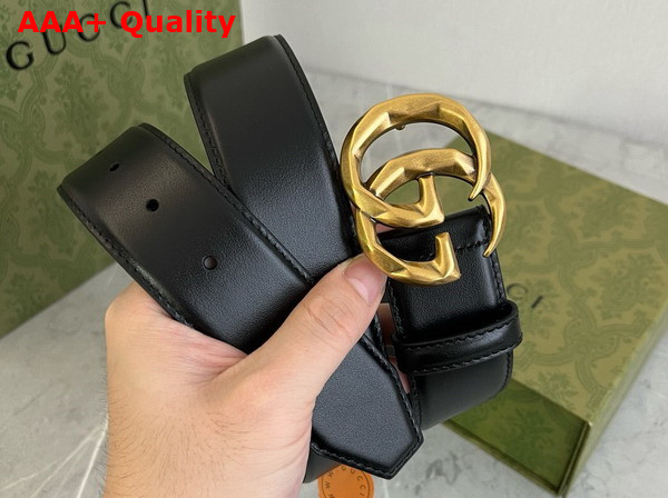 Gucci GG Marmont Belt in Black Leather 40mm Replica