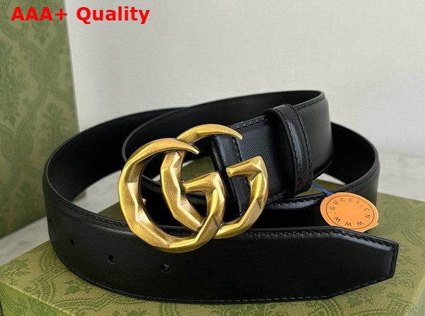 Gucci GG Marmont Belt in Black Leather 40mm Replica