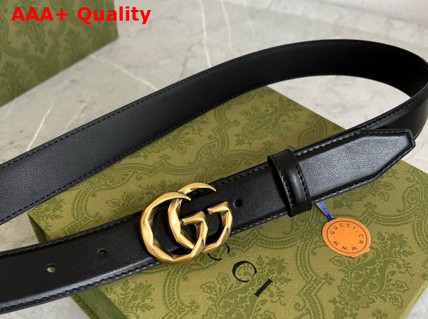 Gucci GG Marmont Belt in Black Leather 795527 Replica