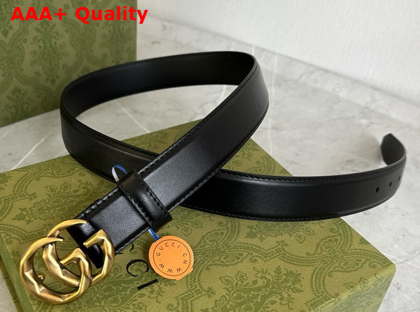 Gucci GG Marmont Belt in Black Leather 795527 Replica