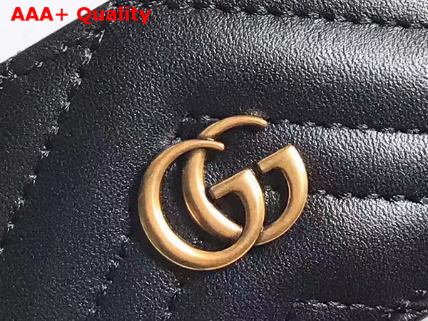 Gucci GG Marmont Card Case Matelasse Chevron Leather Replica