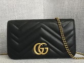 Gucci GG Marmont Leather Mini Bag Black