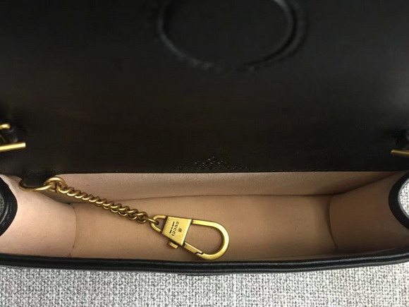 Gucci GG Marmont Leather Mini Bag Black