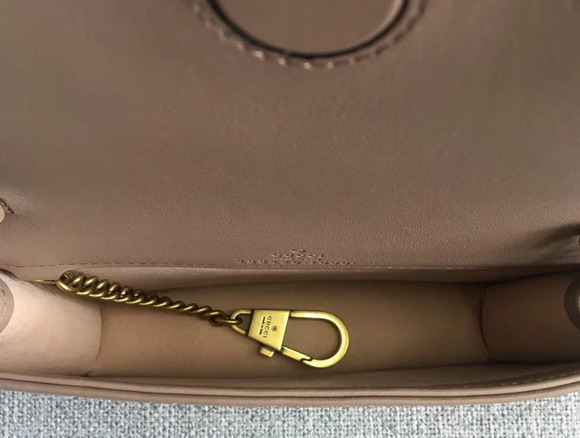 Gucci GG Marmont Leather Mini Bag Nude