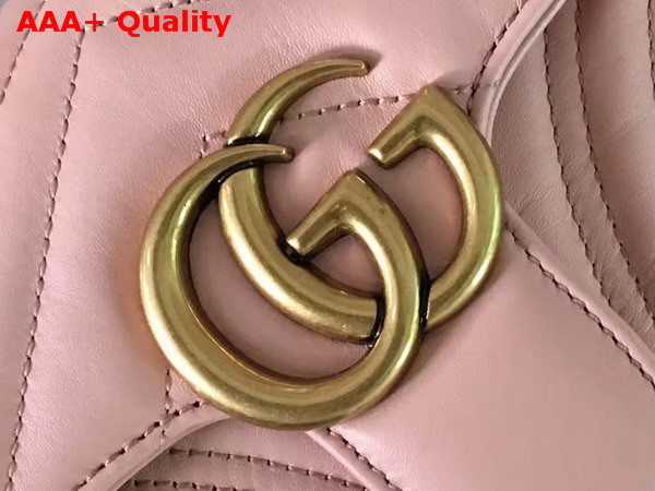 Gucci GG Marmont Matelasse Mini Bag in Light Pink Leather Replica