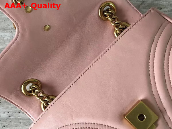 Gucci GG Marmont Matelasse Mini Bag in Light Pink Leather Replica