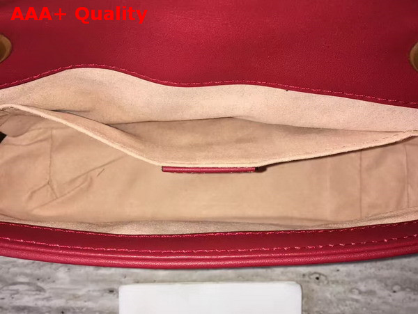 Gucci GG Marmont Matelasse Mini Bag in Red Leather Replica