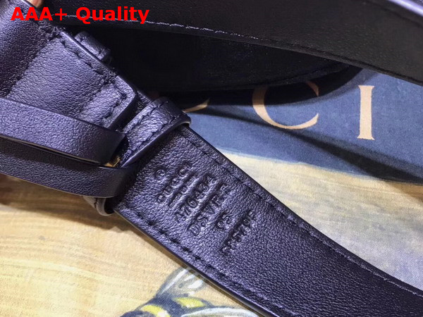 Gucci GG Marmont Matelasse Velvet Belt Bag in Black Velvet Replica