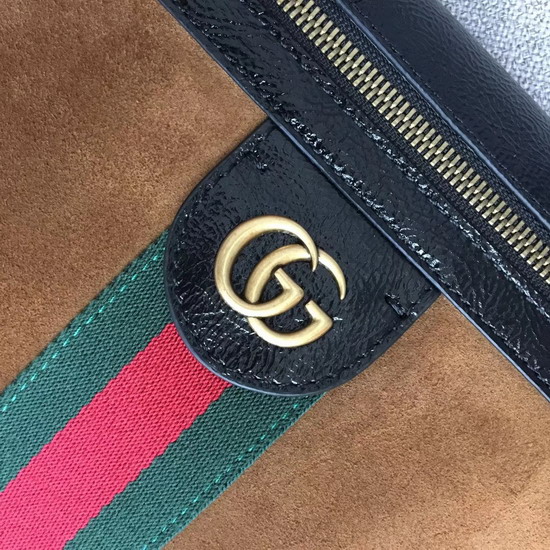 Gucci GG Marmont Messenger Bag in Brown Suede