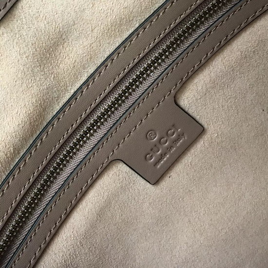 Gucci GG Marmont Messenger Bag in Light Pink Matelasse Leather