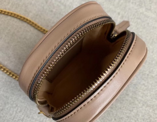 Gucci GG Marmont Mini Bag in Dusty Pink Leather 598597