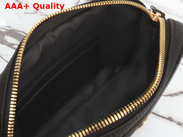 Gucci GG Marmont Mini Shoulder Bag in Black Leather 772759 Replica