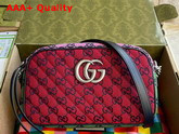 Gucci GG Marmont Multicolor Small Shoulder Bag Diagonal Matelasse GG Multicolor Canvas 447632 Replica