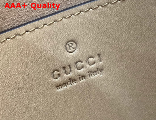 Gucci GG Marmont Small Matelasse Tote in Rose Beige Leather 681483 Replica