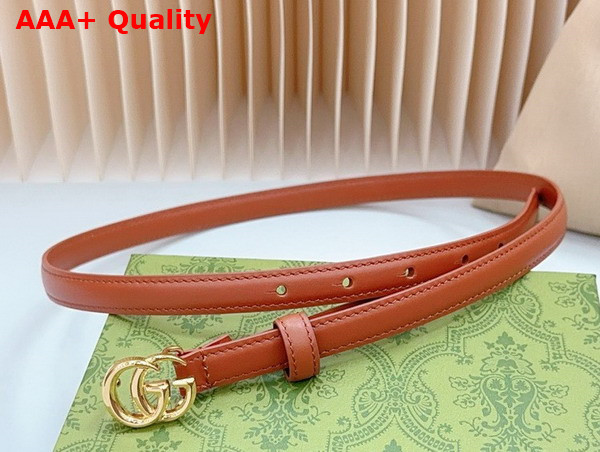 Gucci GG Marmont Thin Belt in Cuir Leather 793124 Replica