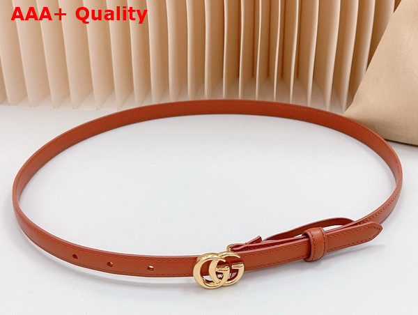 Gucci GG Marmont Thin Belt in Cuir Leather 793124 Replica