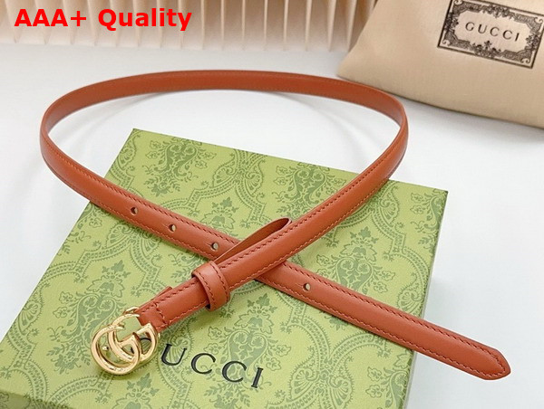 Gucci GG Marmont Thin Belt in Cuir Leather 793124 Replica