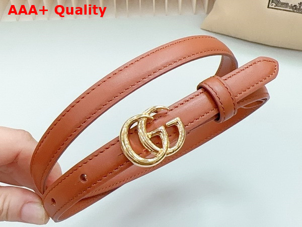 Gucci GG Marmont Thin Belt in Cuir Leather 793124 Replica