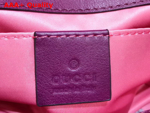 Gucci GG Marmont Velvet Mini Bag Bordeaux Velvet Replica