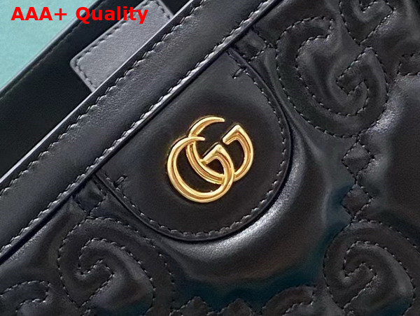 Gucci GG Matelasse Leather Medium Tote in Black 631685 Replica