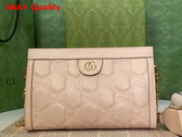 Gucci GG Matelasse Leather Small Bag in Beige 702200 Replica