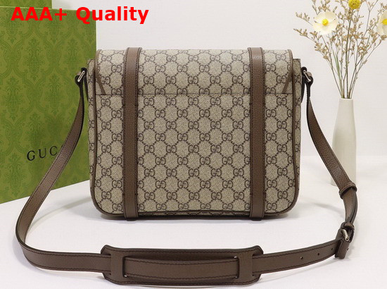 Gucci GG Messenger Bag Beige Ebony GG Supreme Canvas 658542 Replica