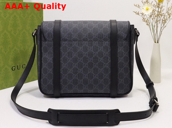 Gucci GG Messenger Bag Black GG Supreme Canvas 658542 Replica