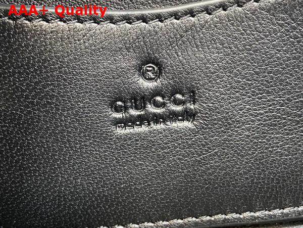 Gucci GG Milano Mini Top Handle Bag in Black Puffy Quilted Leather 806017 Replica