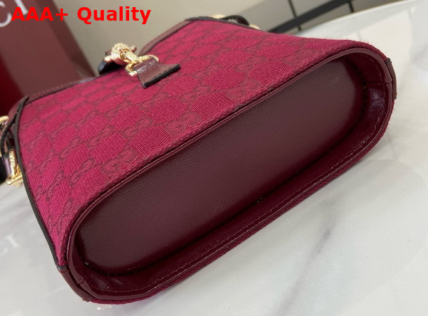 Gucci GG Mini Bucket Shoulder Bag in Gucci Rosso Ancora GG Canvas 782919 Replica