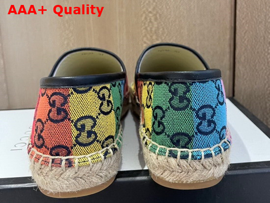 Gucci GG Multicolor Espadrille Multicolor Canvas 663674 Replica