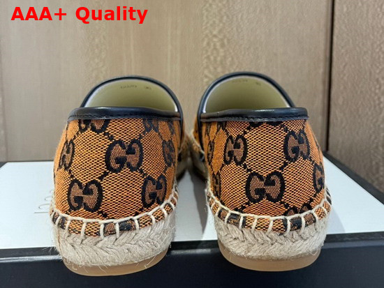 Gucci GG Multicolor Espadrille Orange and Blue GG Canvas 663674 Replica