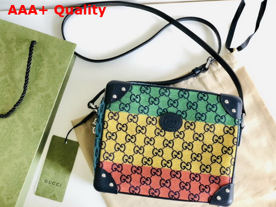 Gucci GG Multicolor Shoulder Bag Multicolor Canvas 626363 Replica