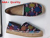 Gucci GG Psychedelic Espadrille with Bees Black Replica