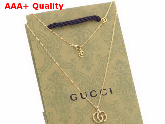 Gucci GG Running Yellow Gold Necklace 502088 Replica