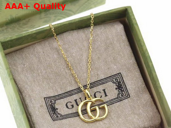 Gucci GG Running Yellow Gold Necklace 502088 Replica