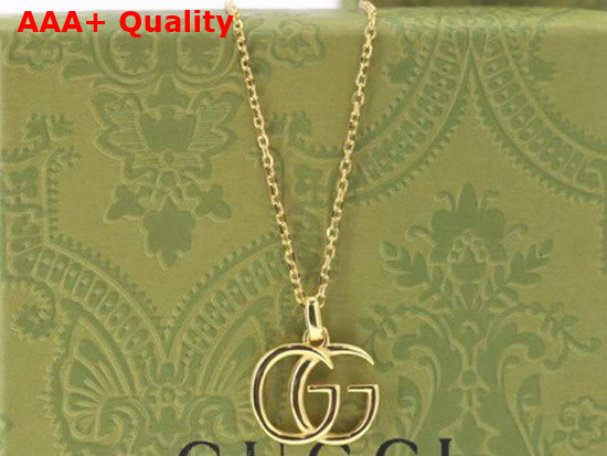 Gucci GG Running Yellow Gold Necklace 502088 Replica