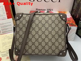 Gucci GG Shoulder Bag with Leather Details 626363 Replica